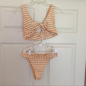 Striped Bikini Set